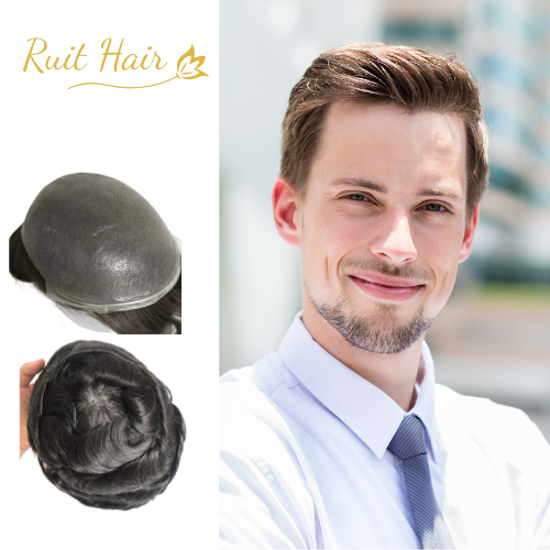 Thin Skin V-loop hair system | Men's toupee